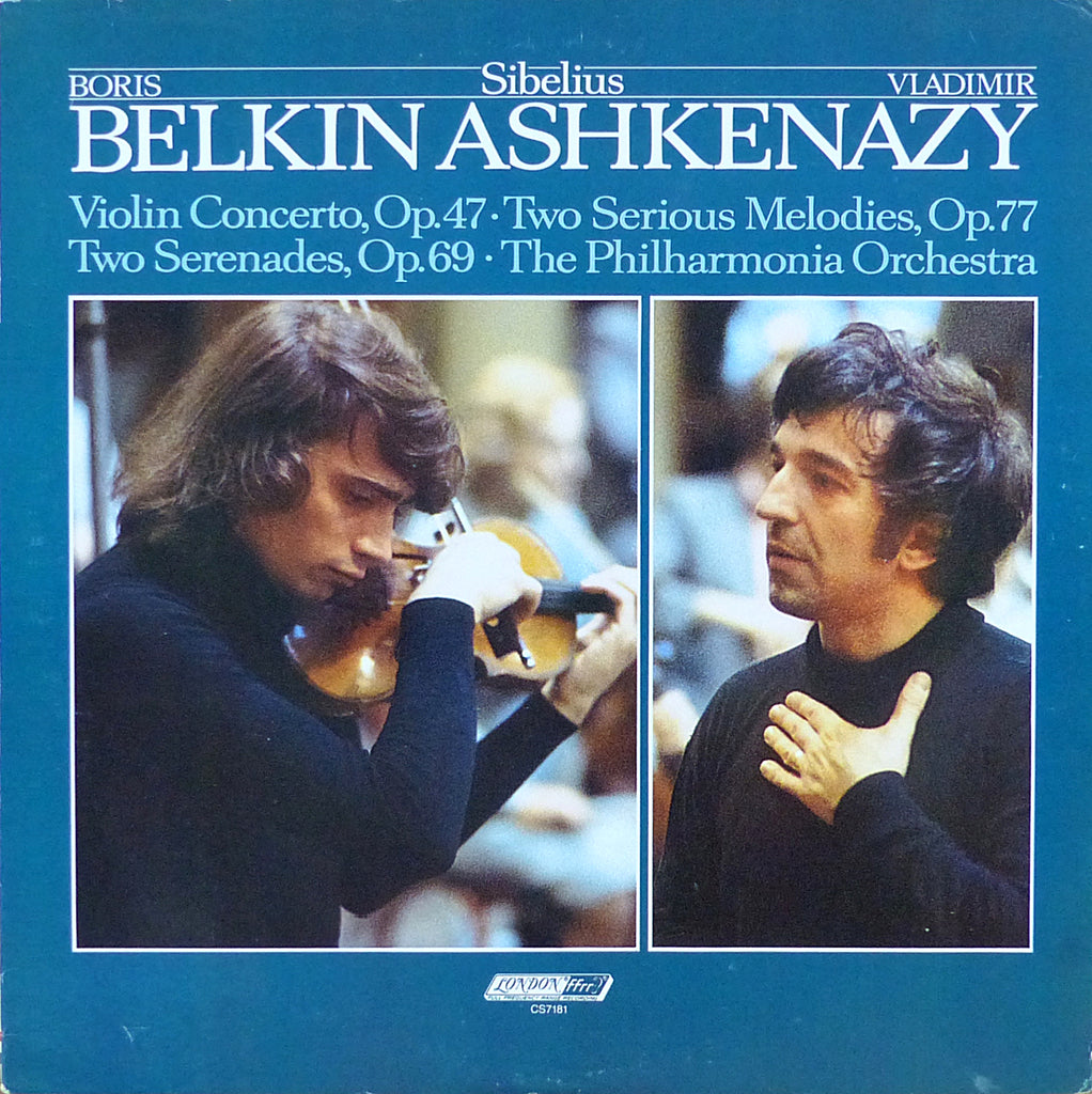 Belkin/Ashkenazy: Sibelius Violin Concerto, etc. - London CS 7181