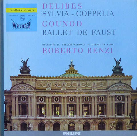 Benzi: Delibes Sylvia + Gounod Faust Ballet Music - Philips 835.214 LY
