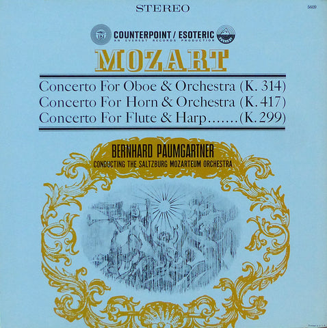 Baumgartner: Mozart Wind Concertos - Counterpoint/Esoteric 5609