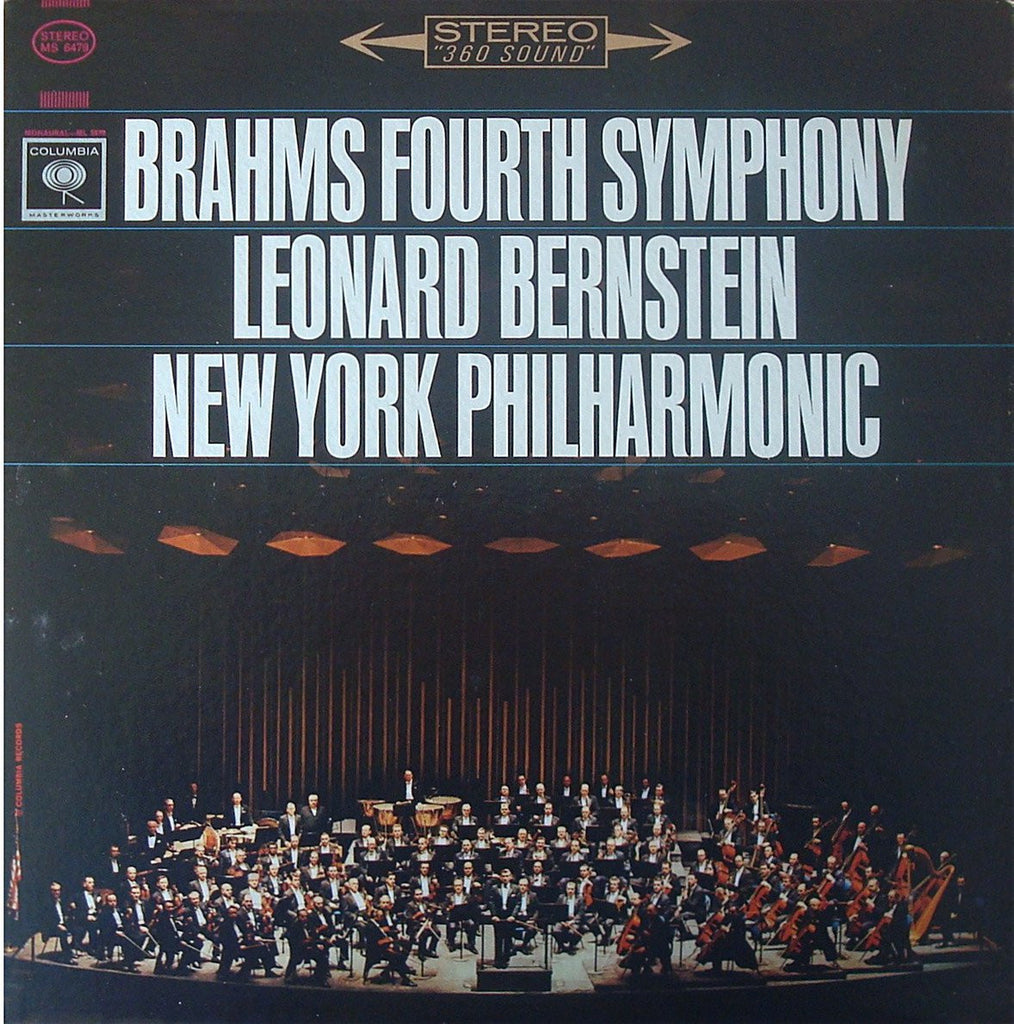 LP - Bernstein/NYPO: Brahms Symphony No. 4 Op. 98 - Columbia MS 6479