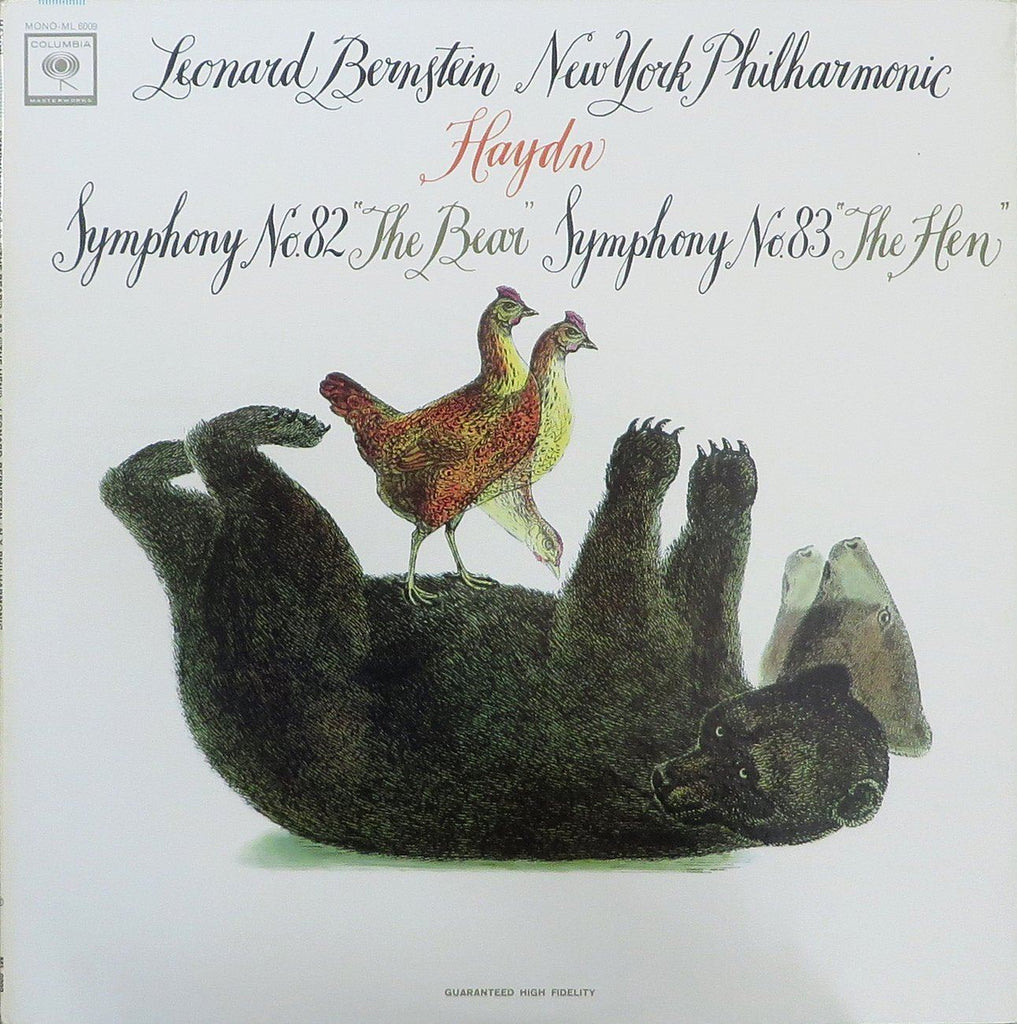 Bernstein/NYPO: Haydn Symphonies 82 "Bear" & 83 "Hen" - Columbia ML 6609