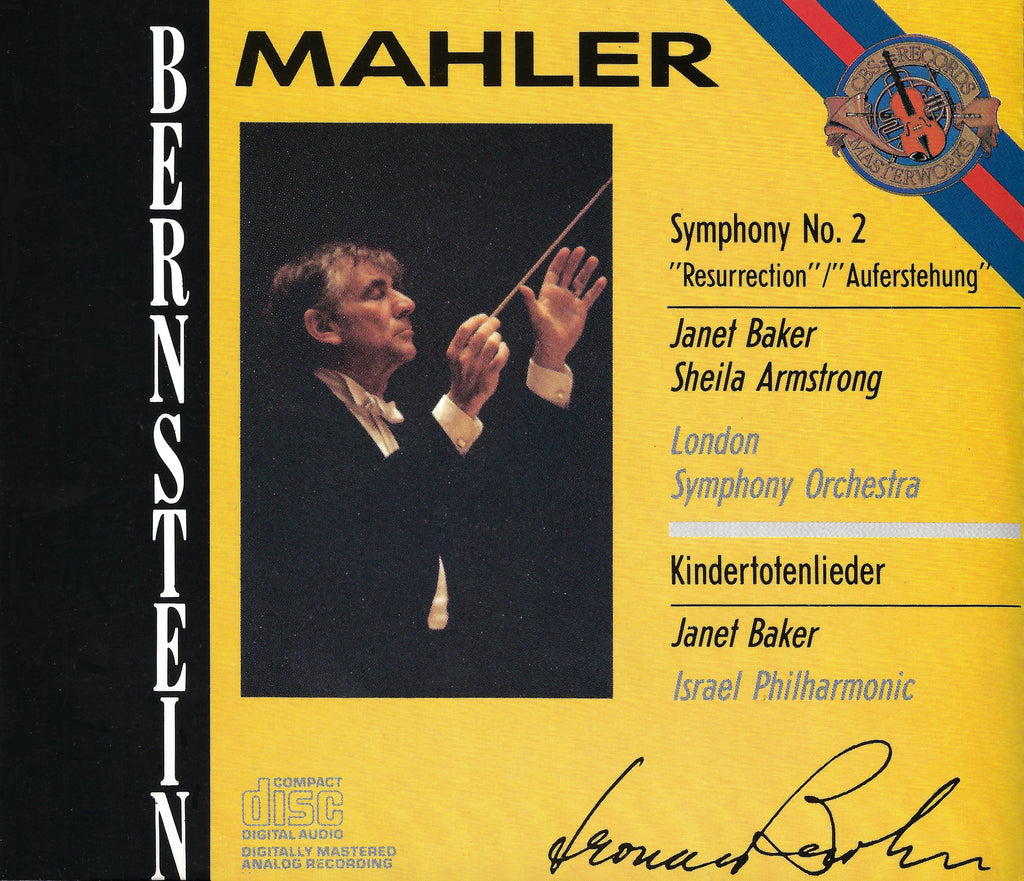 Bernstein/LSO: Mahler Symphony No. 2, etc. - CBS M2K 42195 (2CD set)