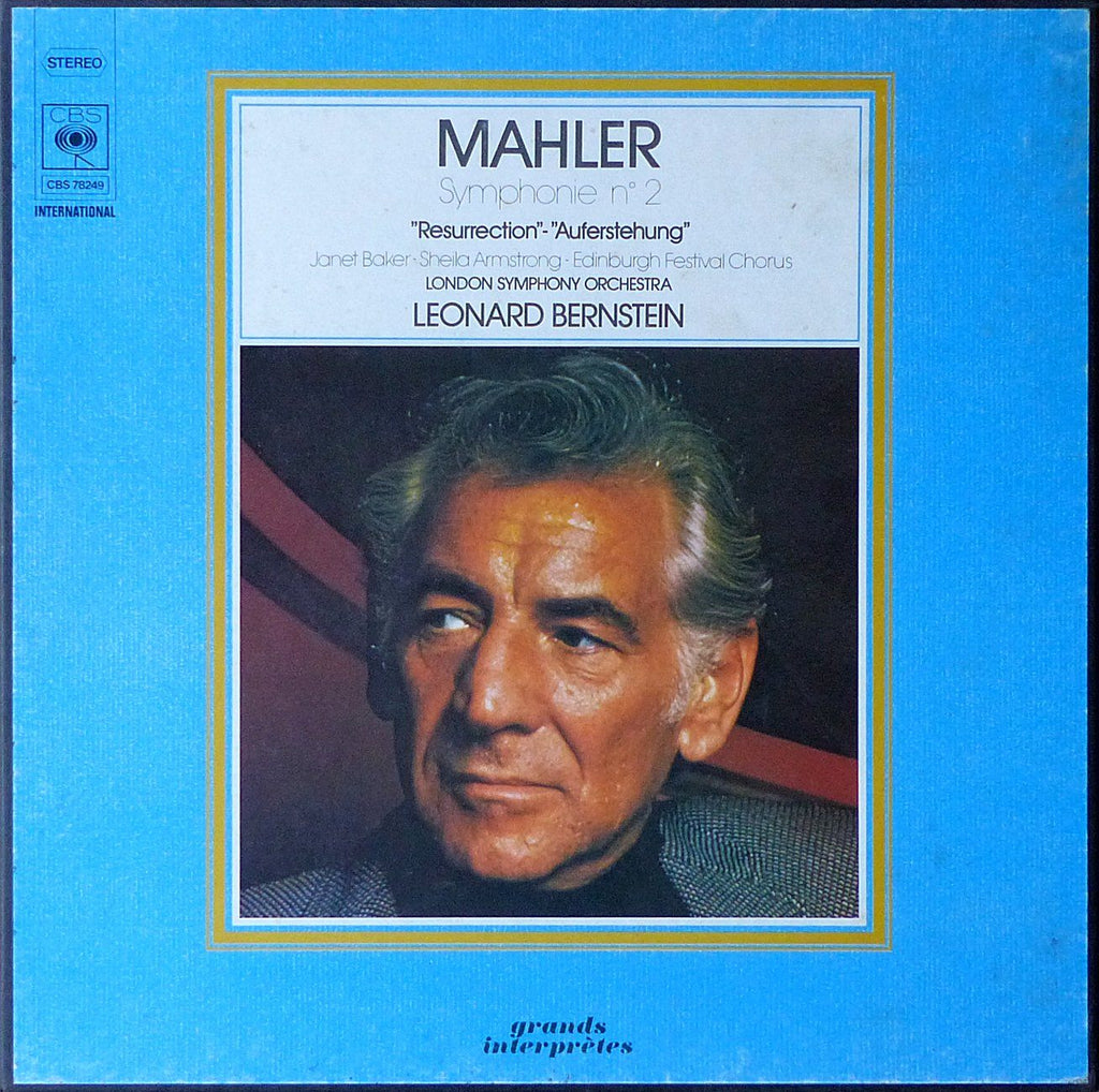 Bernstein/LSO: Mahler Symphony No. 2 - CBS 78249 (2LP box set)