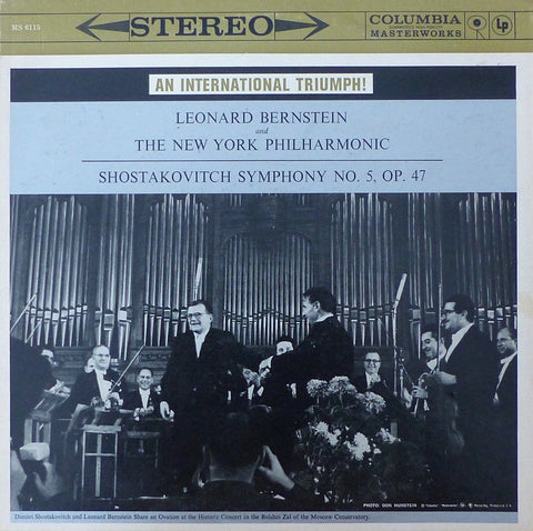 Bernstein/NYPO: Shostakovich Symphony No. 5 - Columbia MS 6115
