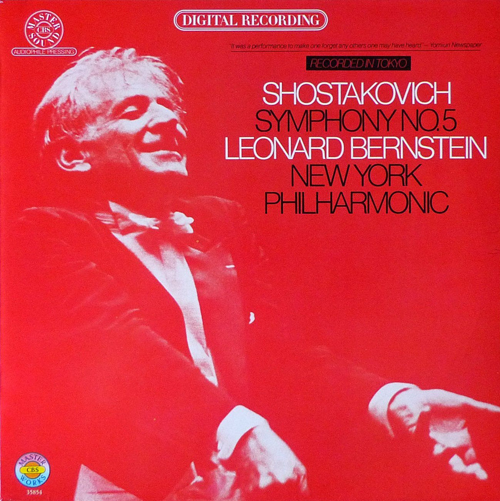 Bernstein/NYPO: Shostakovich Symphony No. 5 - CBS 35854 (DDD)