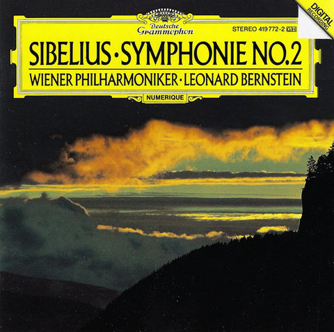 Bernstein/VPO: Sibelius Symphony No. 2 (live) - DG 419 772-2