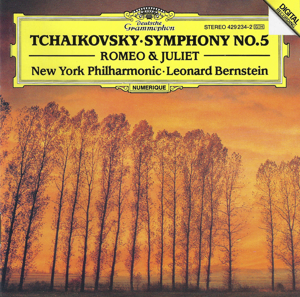 Bernstein: Tchaikovsky Symphony No. 5 + Romeo & Juliet - DG 429 234-2