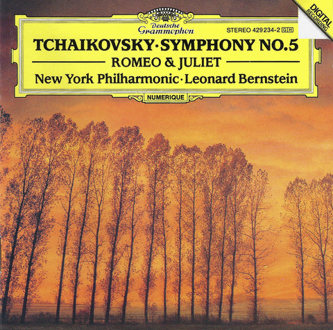 Bernstein: Tchaikovsky Symphony No. 5 + Romeo & Juliet - DG 429 234-2