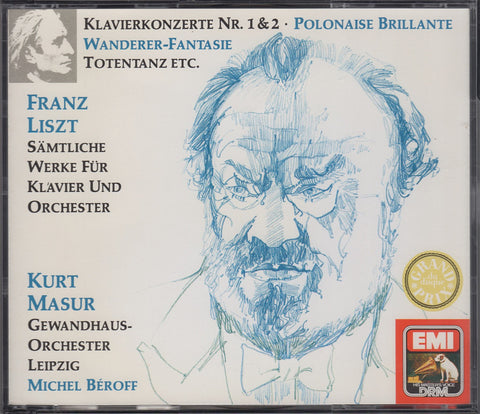CD - Beroff/Masur: Liszt Works For Piano & Orchestra - EMI CZS 25 2309 2 (2CD Set)
