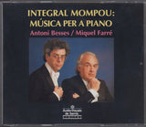 Besses/Farré: Mompou music for piano (compl) - Audio-Visuals de Sarria (4CD set)