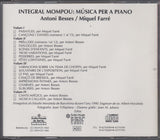 Besses/Farré: Mompou music for piano (compl) - Audio-Visuals de Sarria (4CD set)
