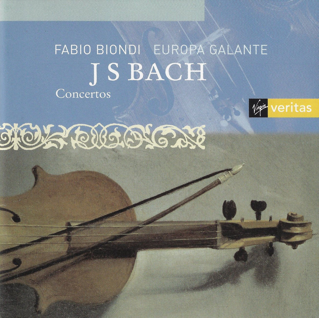 Biondi: Bach Violin Concertos BWV 1052, 1054, 1056, 1060 - Virgin 5 45361 2