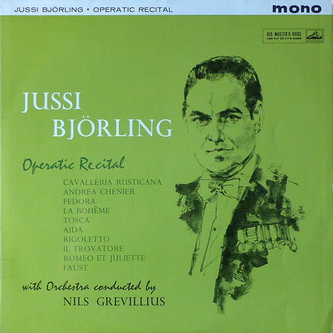 Björling: Operatic Recital (Verdi, Puccini, Gounod, et al.) - HMV ALP 1841