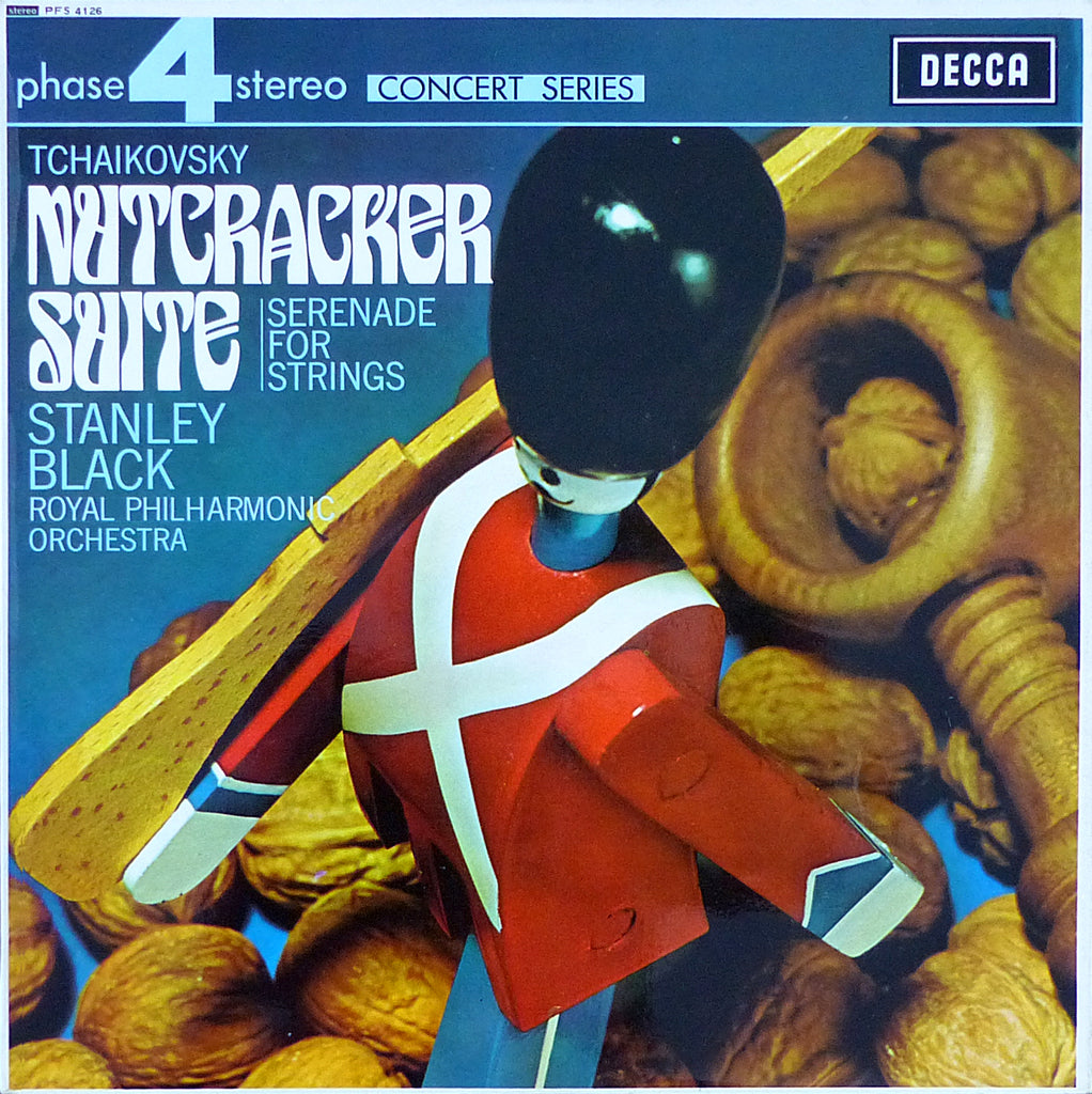 Black: Tchaikovsky Nutcracker Suite + Serenade for Strings - Decca PFS 4126