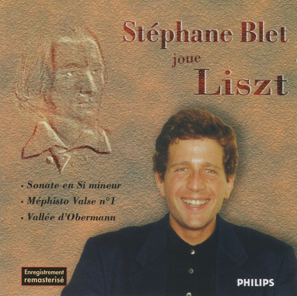 CD - Stephane Blet Plays Liszt (Sonata In B Minor, Mephisto Waltz, Etc.) - Philips 426 179-2 (DDD)