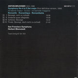 Blomstedt: Bruckner Symphony No. 4 - London 443 327-2 (cut-out)