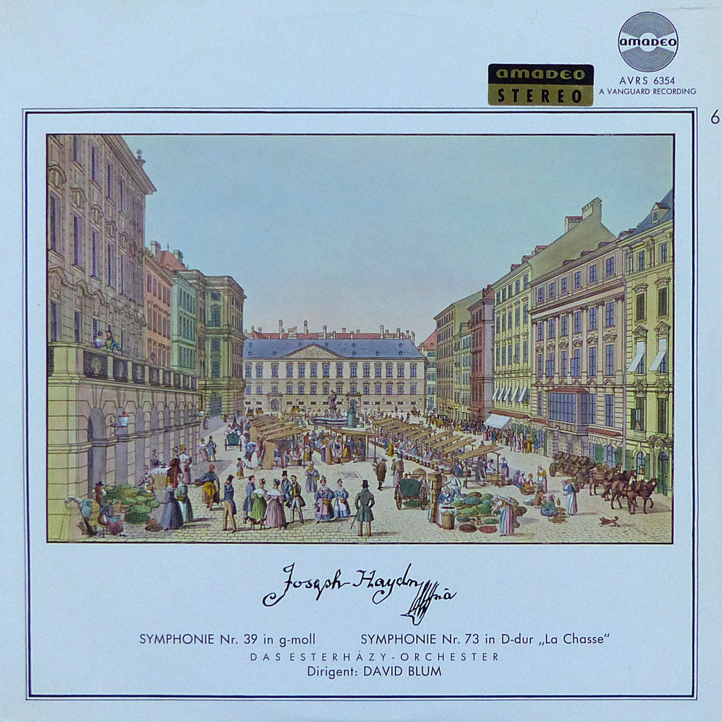 Blum: Haydn Symphonies Nos. 39 & 73 "La Chasse" - Amadeo AVRS 6354