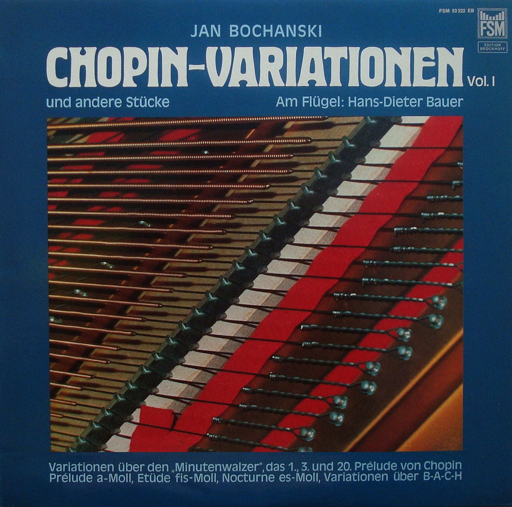 LP - Bauer: Bochanski Chopin Variations Vol. I - FSM 53222 EB