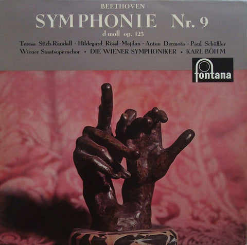 LP - Bohm/VSO: Beethoven Symphony No. 9 "Choral" - Fontana 698 000 CL