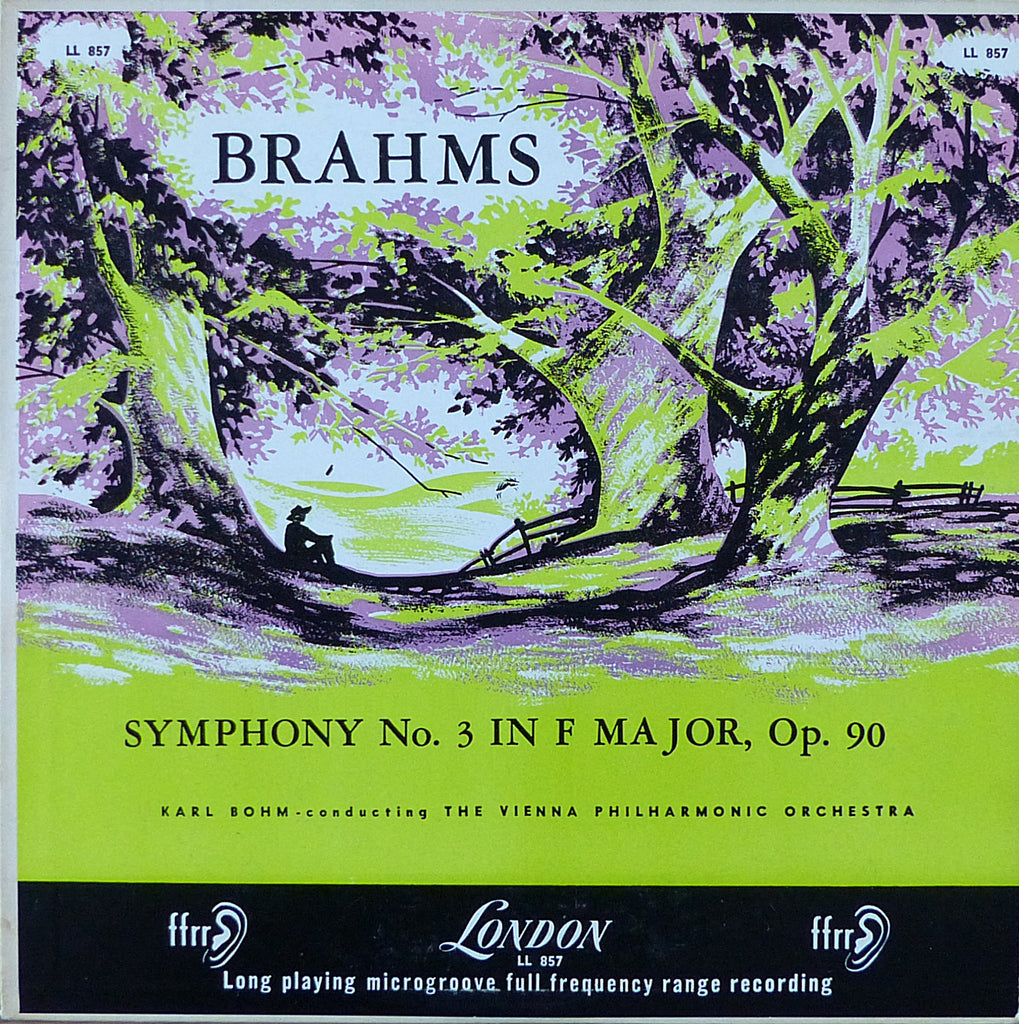 Bohm/VPO: Brahms Symphony No. 3 Op. 90 - London LL 857