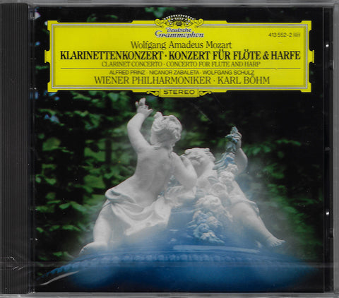 Prinz: Mozart Clarinet Cto + Flute & Harp Cto - DG 413 552-2 (sealed)
