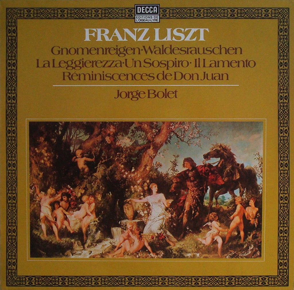 LP - Bolet: Liszt Reminiscences De Don Juan, Un Sospiro, Il Lamento, Etc. - Decca 6.42546 AS
