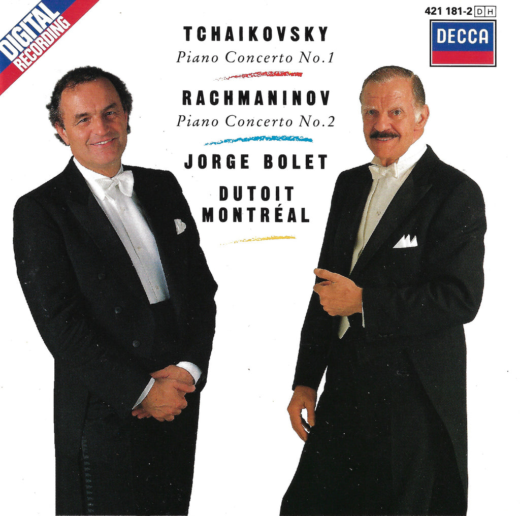 Bolet: Tchaikovsky No. 1 + Rachmaninov No. 2 - Decca 421 181-2
