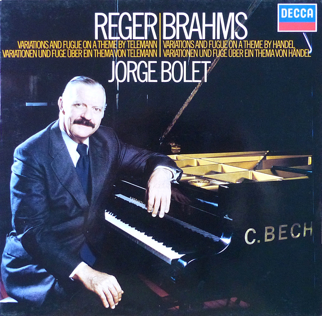 Bolet: Reger Vars on a Theme by Telemann, etc. - Decca 6.42644 AW