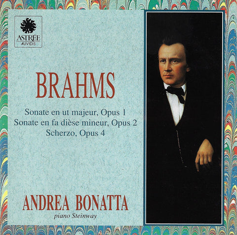 Bonatta: Brahms Sonatas Op. 1 + Op. 2, etc. - Astrée Auvidis E 8751