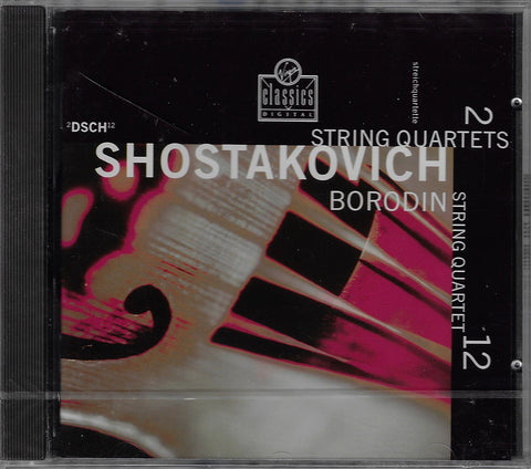 Borodin Quartet: Shostakovich SQs Nos. 2 & 12 - Virgin VC 7 59281 2 (sealed)