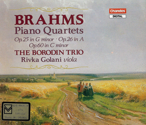 Borodin Trio + Golani: Brahms 3 Piano Quartets - Chandos 8809/10