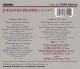 Borodin Trio + Golani: Brahms 3 Piano Quartets - Chandos 8809/10