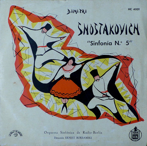 Borsamsky: Shostakovich Symphony No. 5 Op. 47 - Hispavox HC 4001