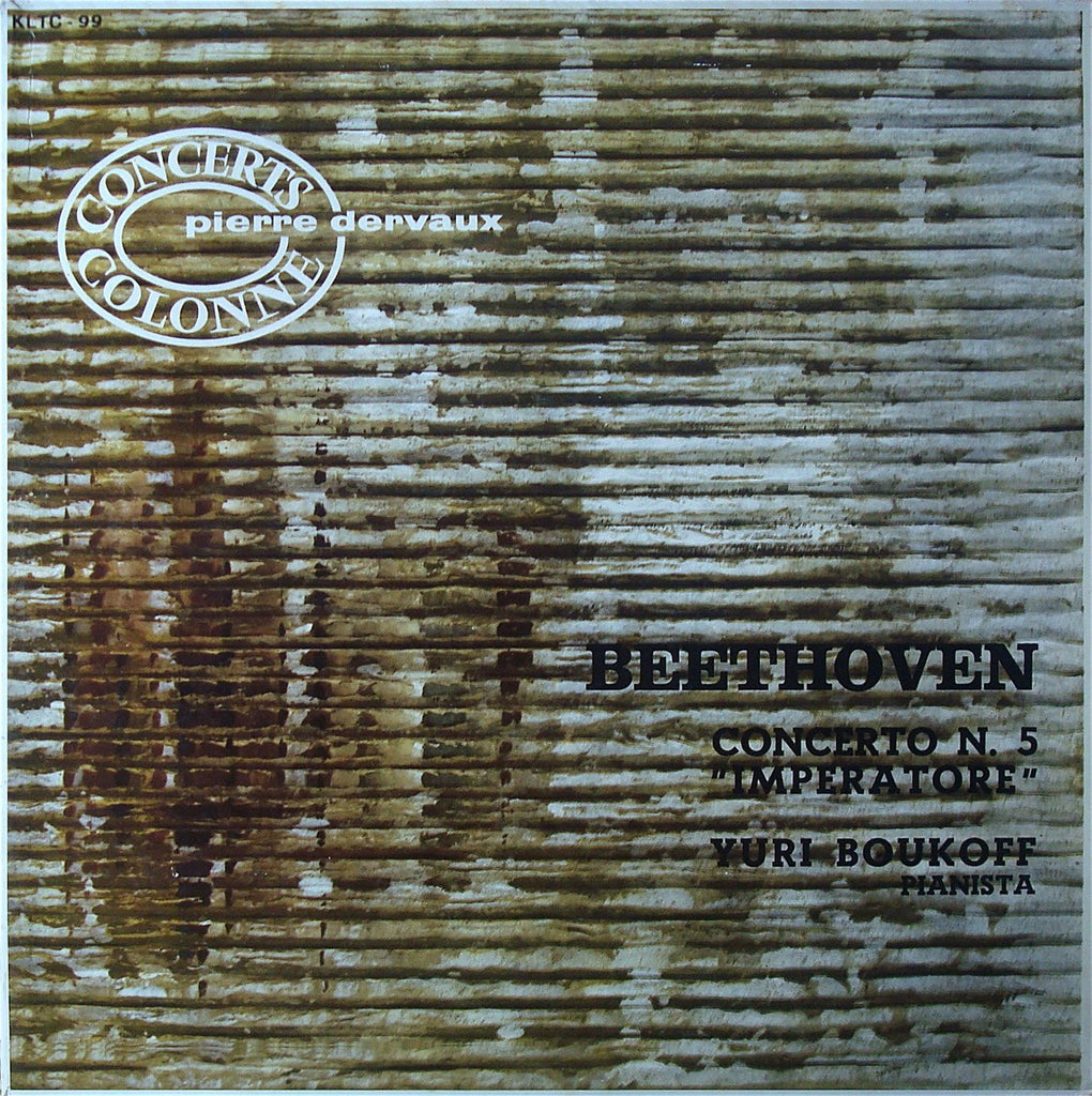 LP - Boukoff: Beethoven "Emperor" Concerto - Ducretet Thomson KLTC-99