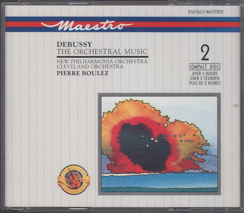 Boulez: Debussy Orchestral Works - CBS Masterworks M2YK 45620 (2CD set)