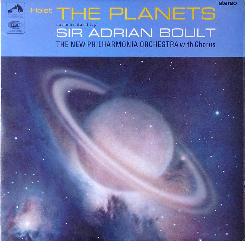Boult/New Philharmonia: Holst The Planets - HMV ASD 2301