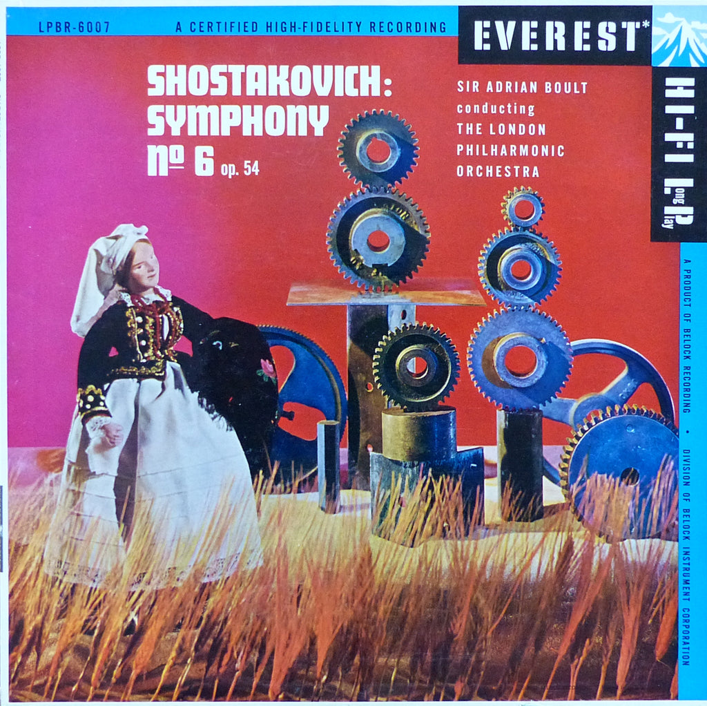 Boult/LPO: Shostakovich Symphony No. 6 - Everest LPBR-6007