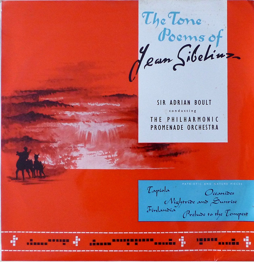 Boult: Sibelius Tone Poems (Finlandia, Tapiola, etc.) - Nixa NCL 16024