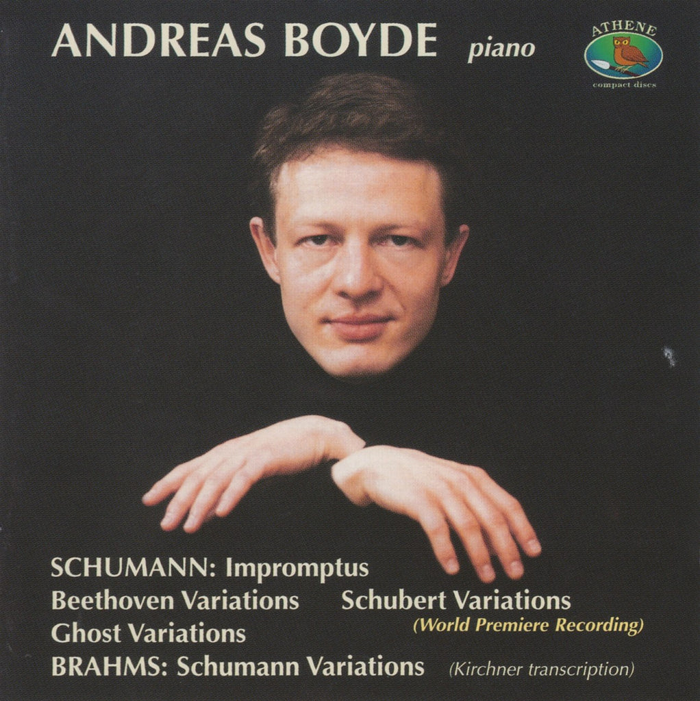 CD - Boyde: Variations By Brahms, Schubert & Schumann - Athene ATH CD23 (DDD)
