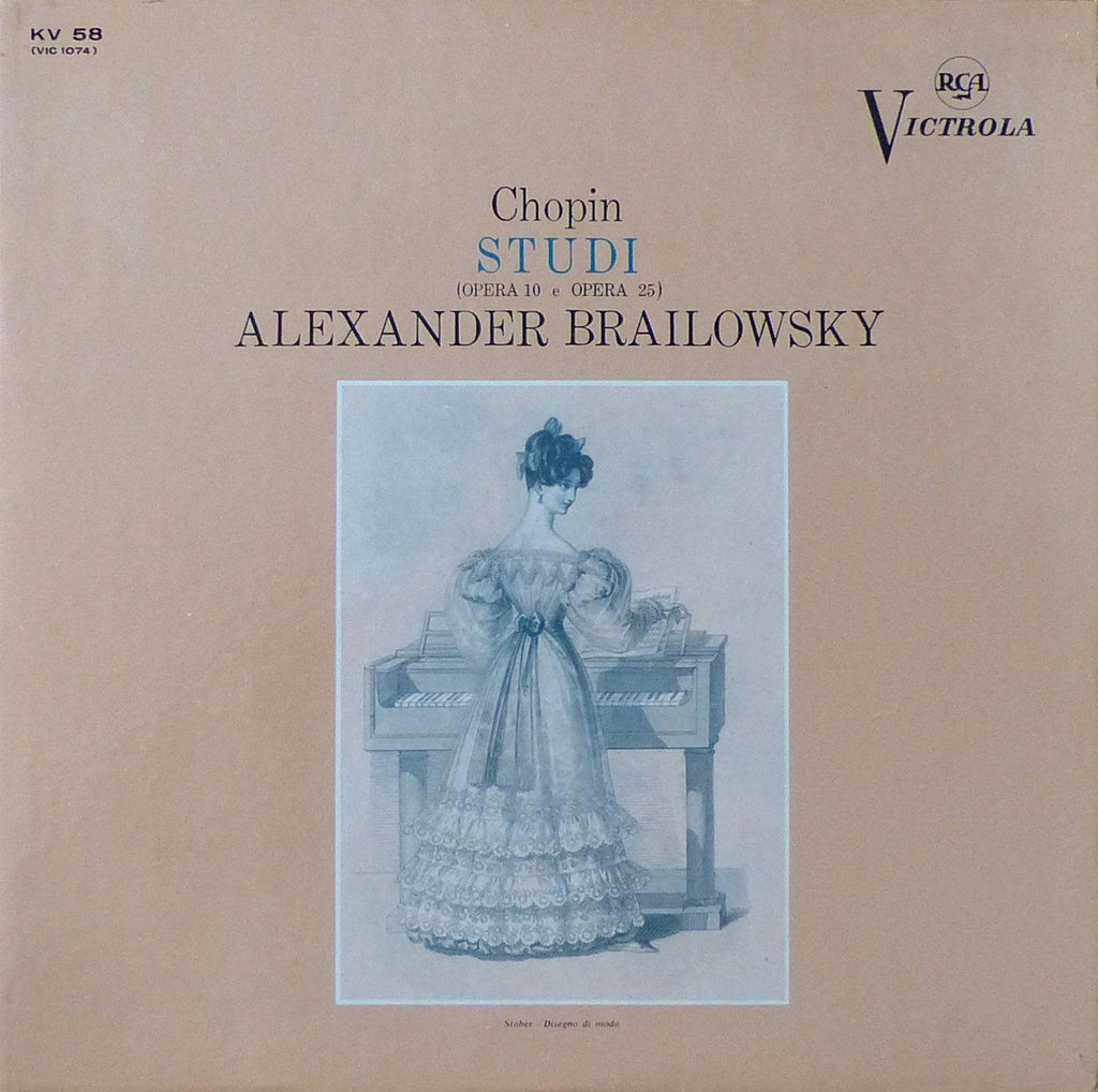 Brailowsky: Chopin Etudes Opp. 10 & 25 - RCA Italiana KV 58