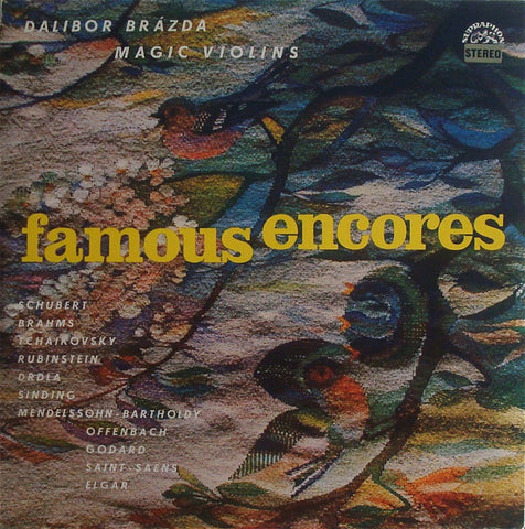 LP - Brázda: Magic Violins - Famous Encores - Supraphon SUA ST 51567