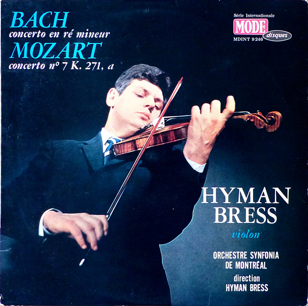 Bress: Mozart Violin Concerto K. 271a + Bach - Mode MDINT 9246