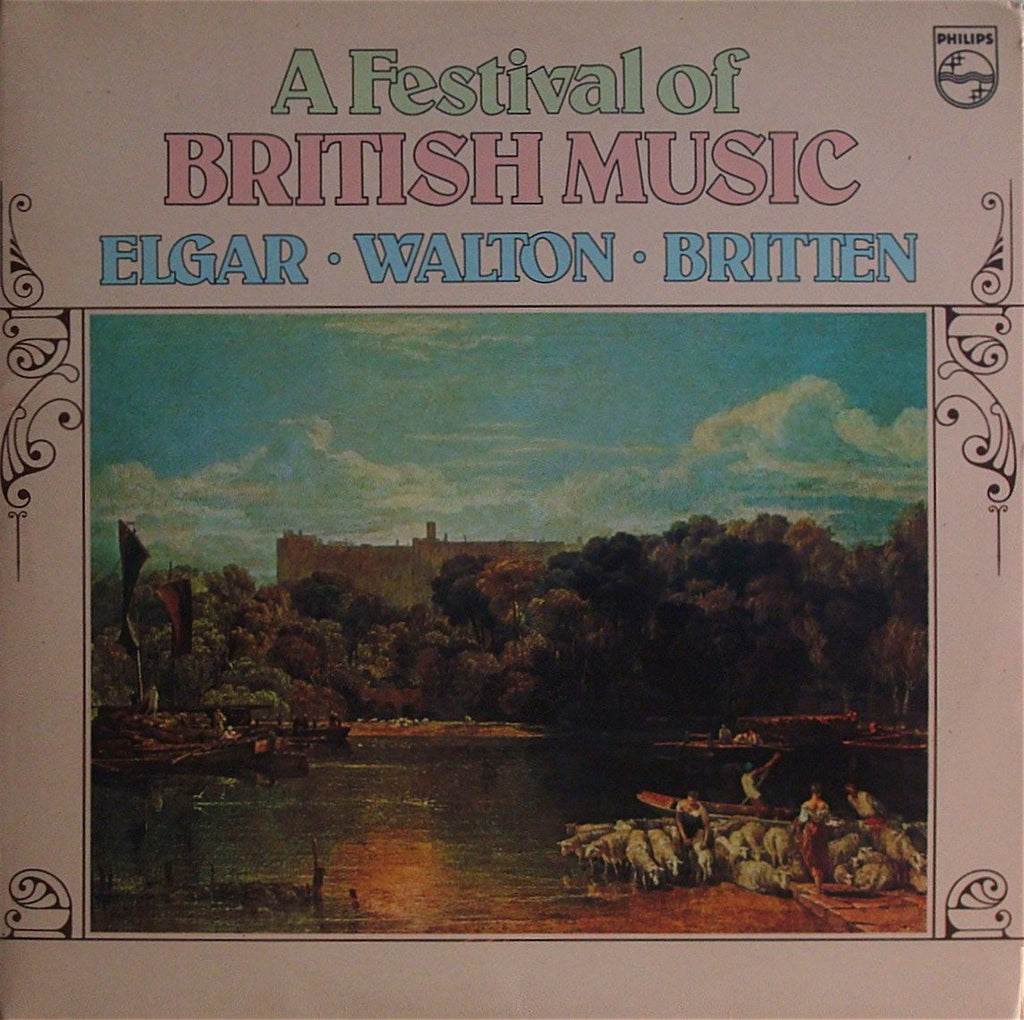 LP - Davis/Hatink/Fennell: Festival Of British Music - Philips 6780 753 (2LP Set)
