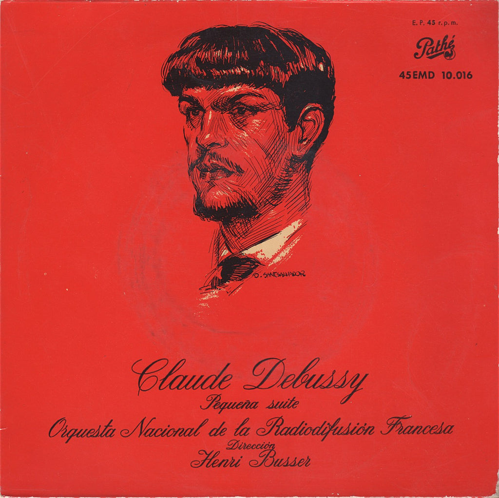 EP (7" 45 Rpm) - Busser/ONRF: Debussy Petite Suite - Pathé 45EMD 10.016 (7" 45 Rpm EP)