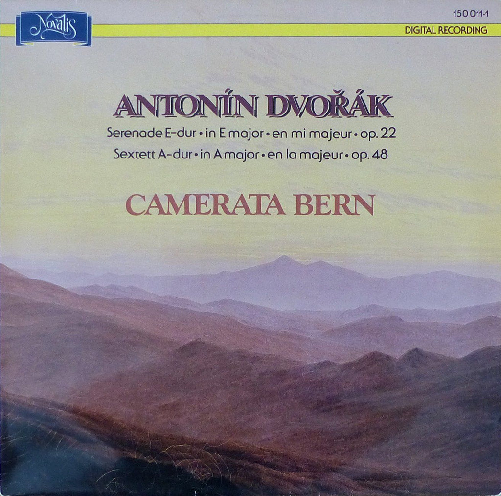 Camerata Bern: Dvorak Serenade Op. 22 + Sextet Op. 48 - Novalis 150 011-1
