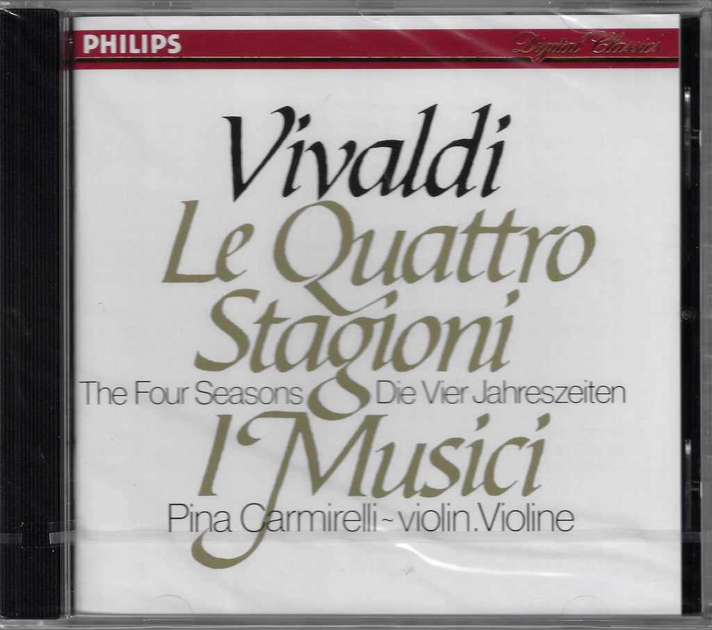 Carmirelli: Vivaldi The Four Seasons - Philips 410 001-2 (sealed)
