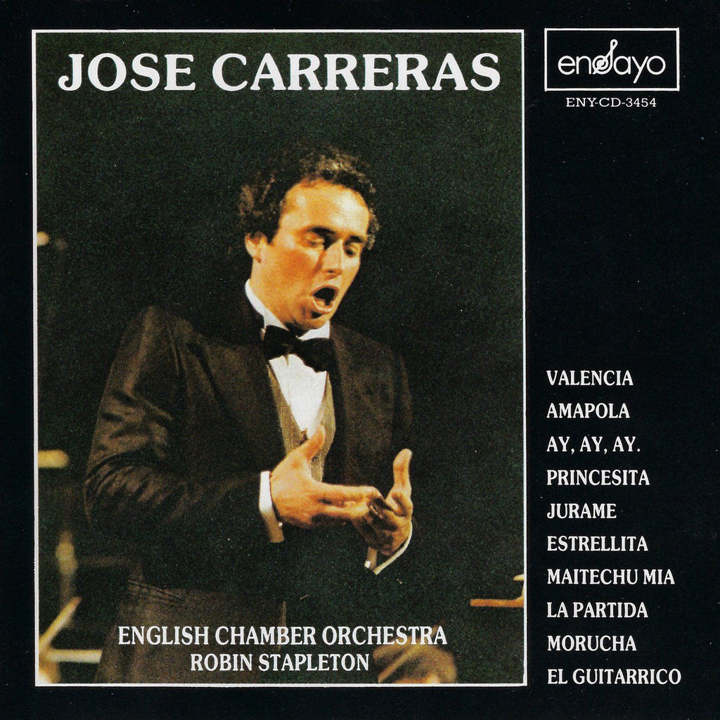 Carreras sings Spanish Popular Songs (Padilla, etc.) - Ensayo ENY-CD-3454
