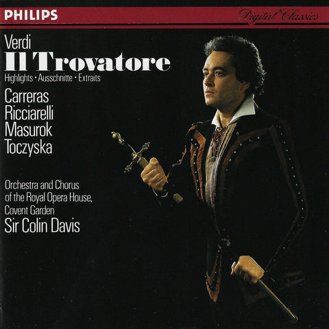 Davis: Verdi Il Trovatore (Carreras, Ricciarelli, et al.) - Philips 411 447-2