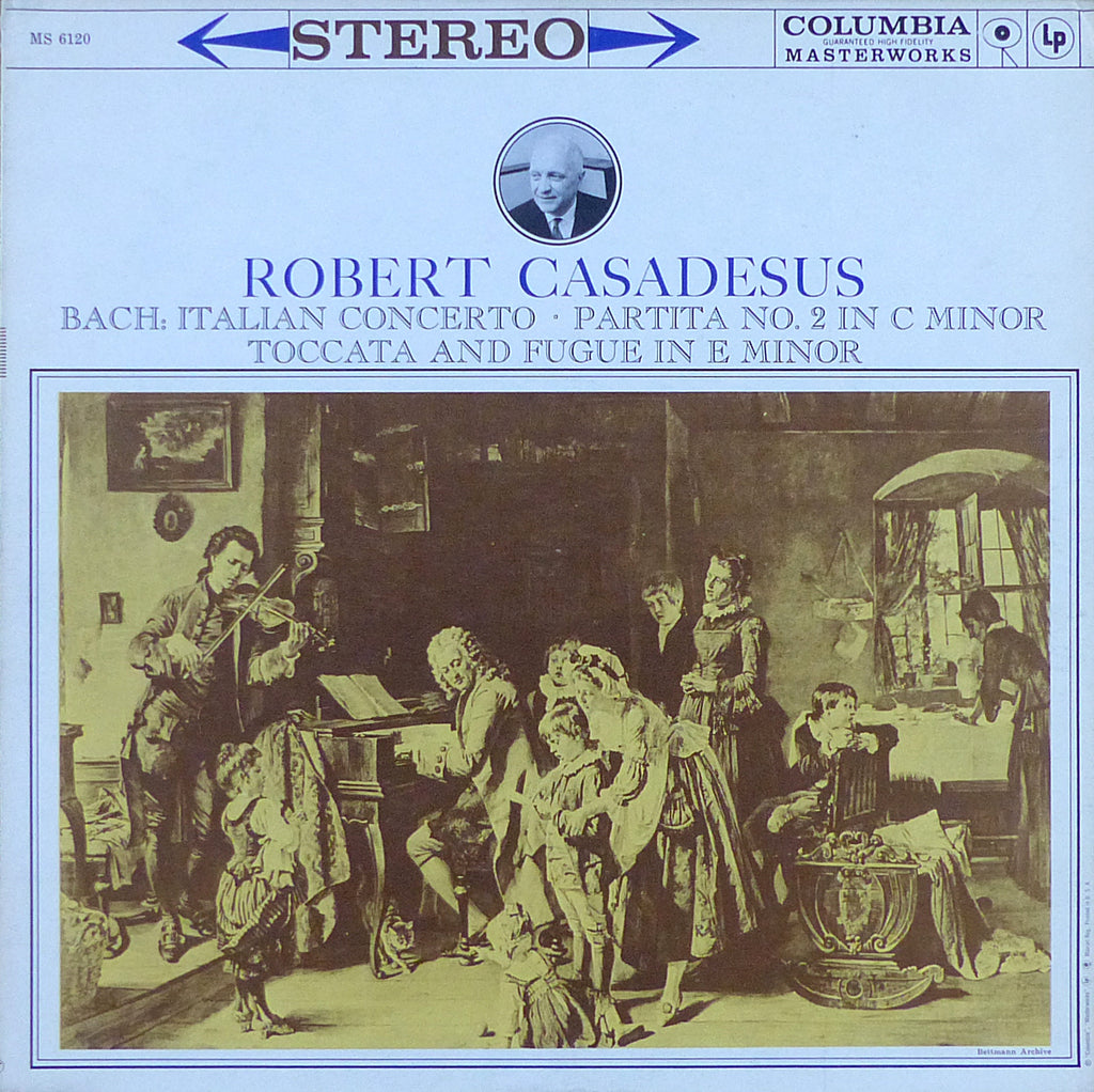 Casadesus: Bach Italian Concerto, Partita No. 2, etc. - Columbia MS 6120
