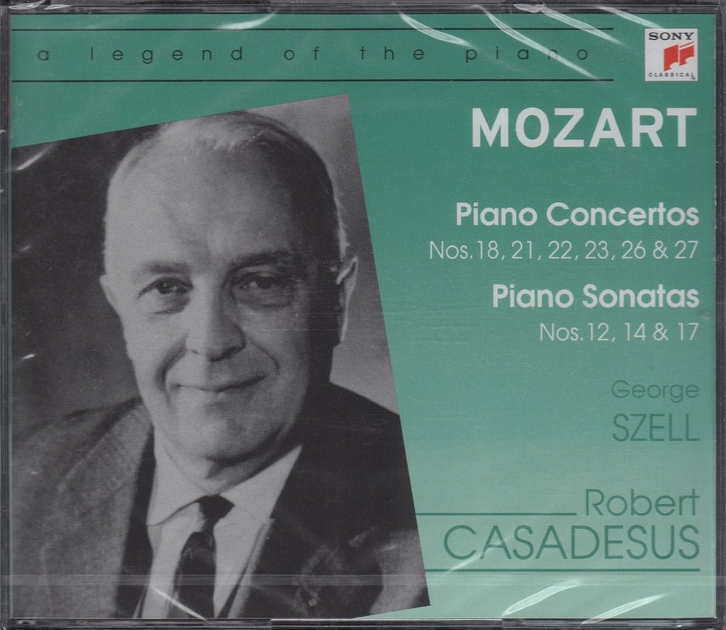 CD - Casadesus: Mozart Piano Concertos 18/21/22/23/26/27 - Sony 5033902 (3CD Set, Sealed)